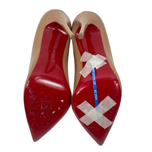 Christian Louboutin So Kate 120mm Patent Leather Pumps Blush Size 39.5 - Picture 10 of 12